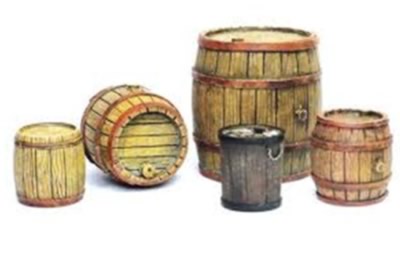 Scenics: Wooden Barrels