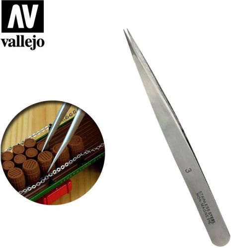 Extra Fine Straight Stainless Steel Tweezers