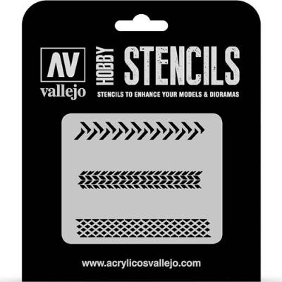 1/35 Tyre Marks Stencil