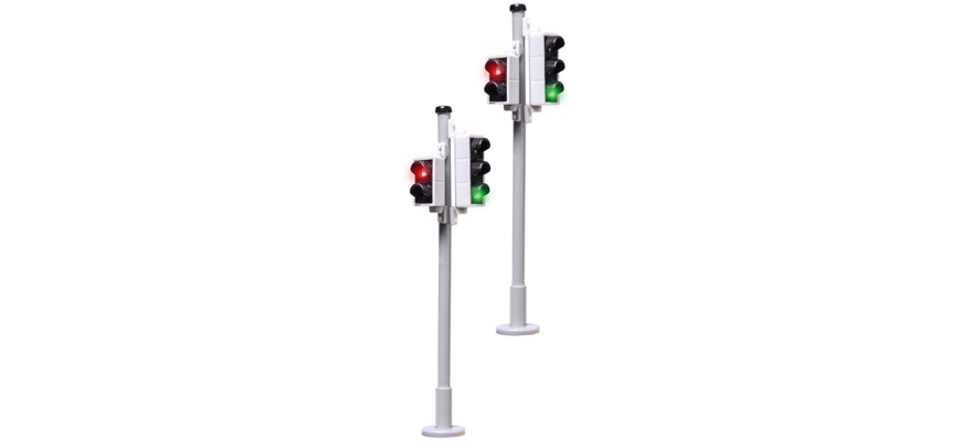 HO Traffic Lights with Pedestrian Signal