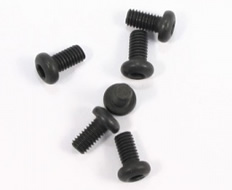3 x 6 Round Head Self Tapping Hex Screws (6)