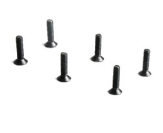 3x12 Flat Head Hex Screws (6)