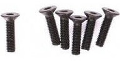 3x14 Flat Head Hex Screws (6)