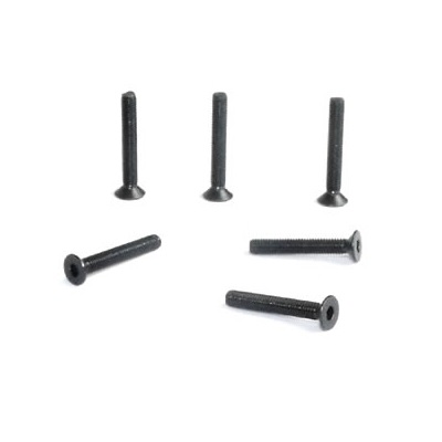 3x20 Flat Head Hex Screws (6)