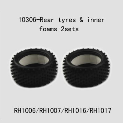 Rear Tyres & Inner Foams (1 pair)