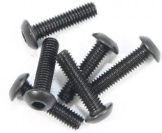 3x12 Button Head Hex Screws (6)