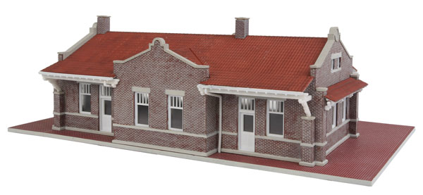 HO Brick Mission-Style Santa Fe Depot