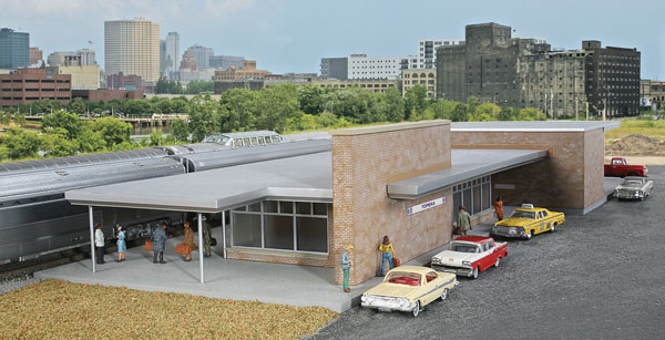 HO Modern Brick Santa Fe Station