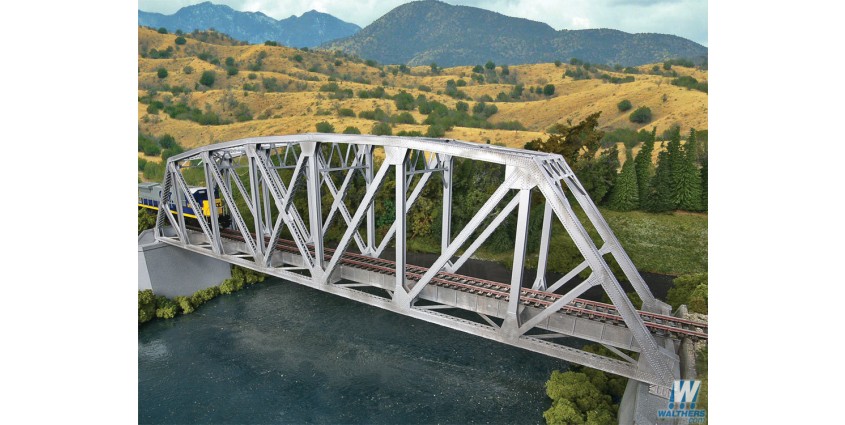 HO Arched Pratt Truss Bridge