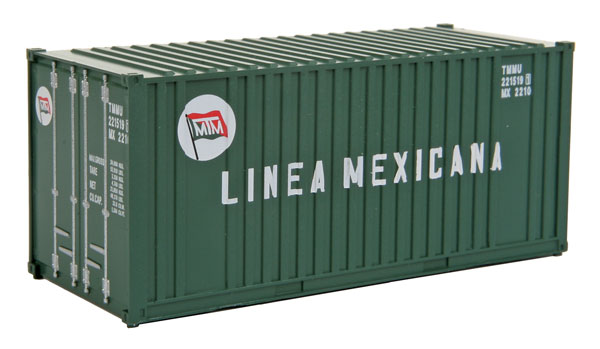 HO 20' Container w/Flatpanel