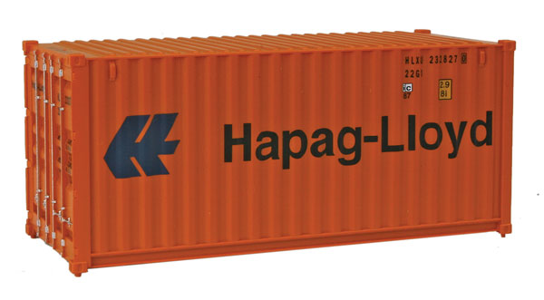 20' RS Container Hapag-Lloyd HO Scale