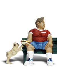 G Man w/bench and dogs