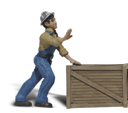 G Dock worker w/crate