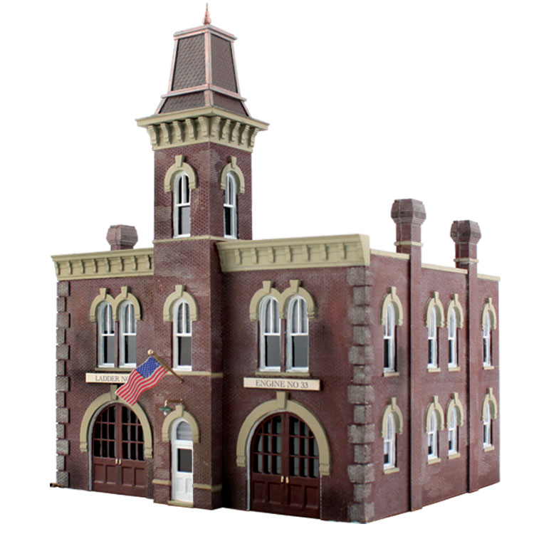 HO Firehouse Building