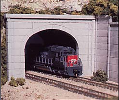 Concrete Dble Tunnel Portal