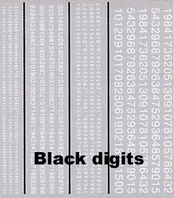 R.R. Gothic Numbers-Black