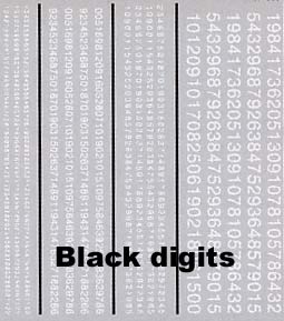 R.R. Gothic Numbers-Black