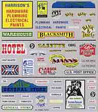 Assorted Business signs