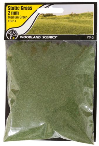 2mm Medium Green Static Grass
