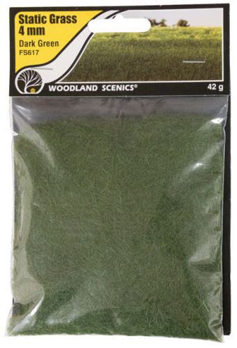 4mm Dark Green Static Grass