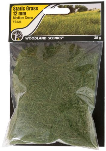 12mm Medium Green Static Grass