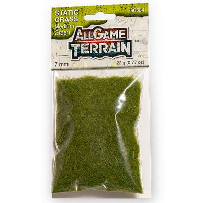 7mm Static Grass Medium Green