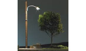 N Wooden Pole Street Lights