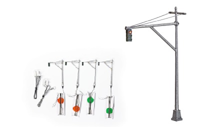 HO Mast Arm Traffic Lights