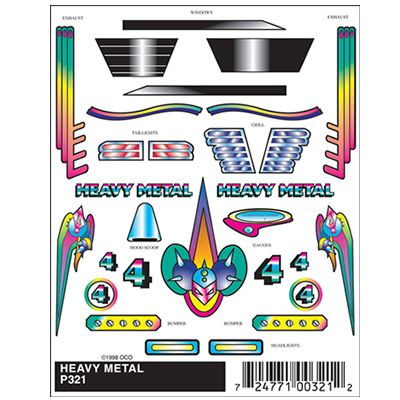 Heavy Metal Stock on Decals