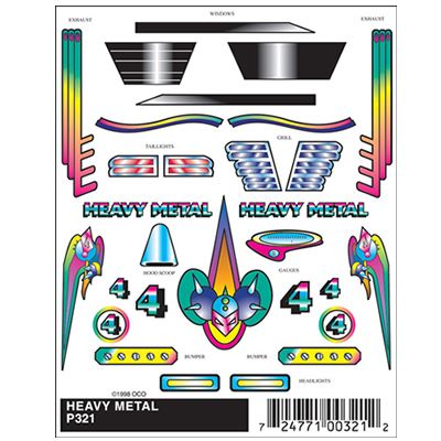 Heavy Metal Stock on Decals