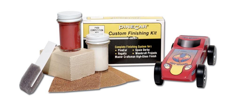 Competition red custom finishing kit