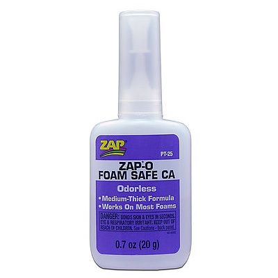 Zap-O Foam Safe CA Glue 1oz