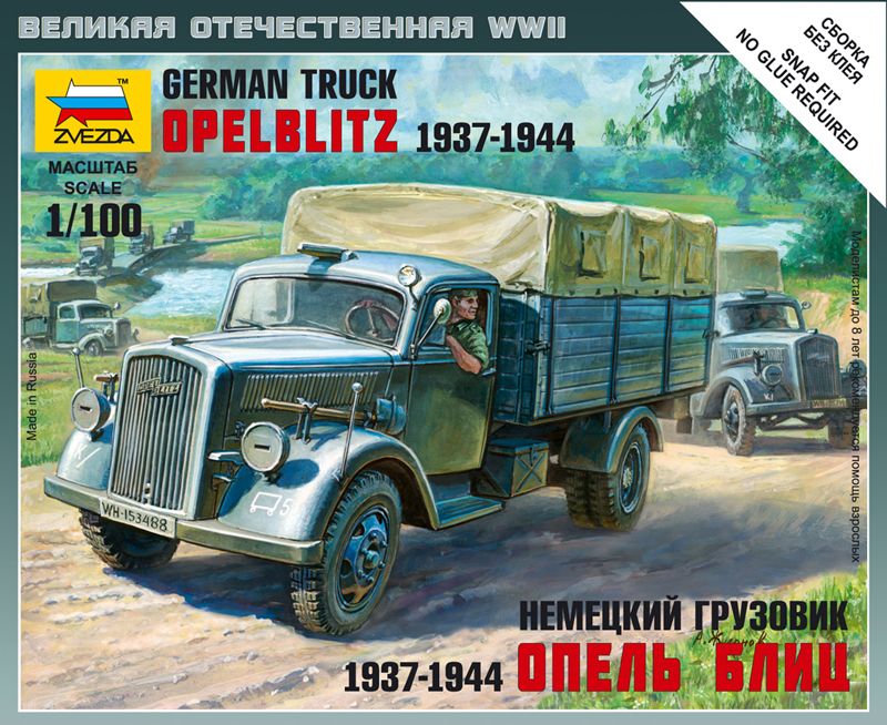 1/100 Opel Blitz Truck (1937-1944)