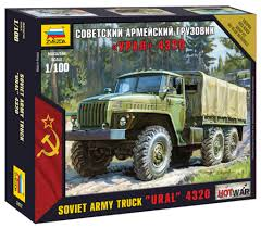 1/100 Ural Soviet Army Truck 4320